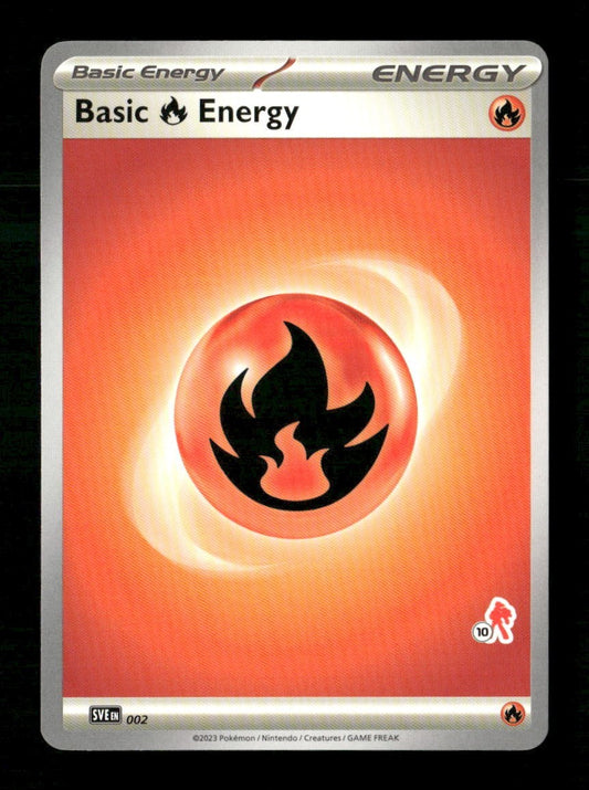 Basic Fire Energy 10 #2 Pokemon Battle Academy 2024