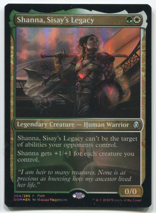 MTG Magic DOM Shanna Sisay's Legacy Foil #204 Near Mint