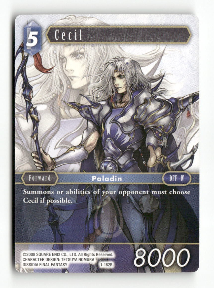 Cecil (Rare) 1-162R Rare Opus I Final Fantasy Near Mint