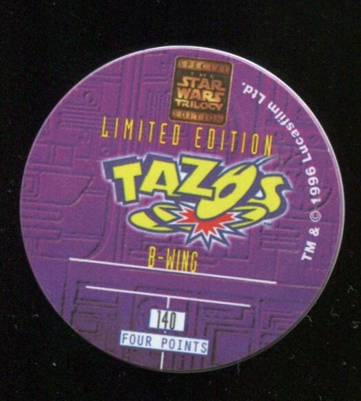Tazo Limited Edition Star Wars B-Wing #140