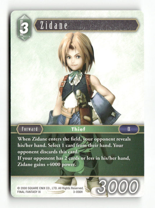 Zidane 3-056H Hero Opus III Final Fantasy Near Mint