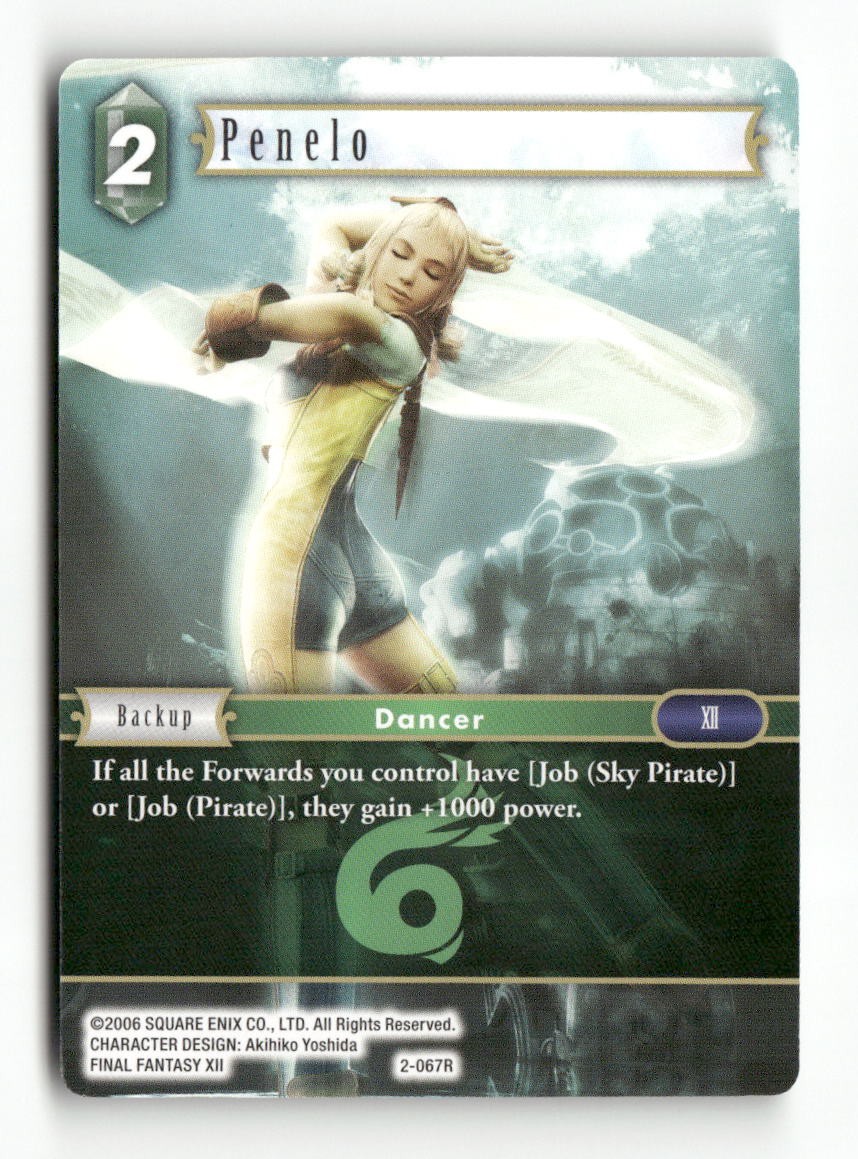 Penelo 2-067R Rare Opus II Final Fantasy Near Mint
