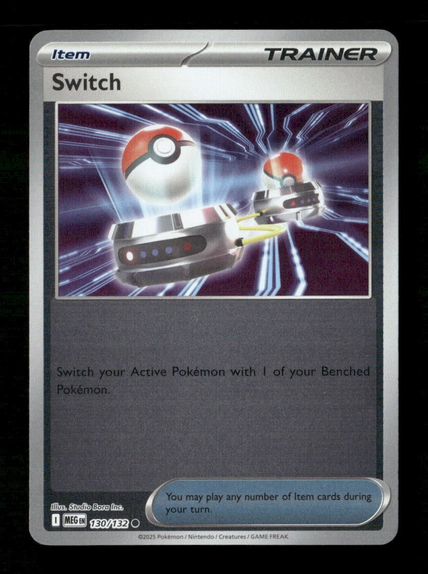 Switch #130/132 Reverse Holofoil Pokemon Mega Evolution