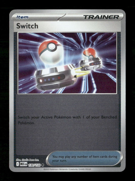 Switch #130/132 Reverse Holofoil Pokemon Mega Evolution