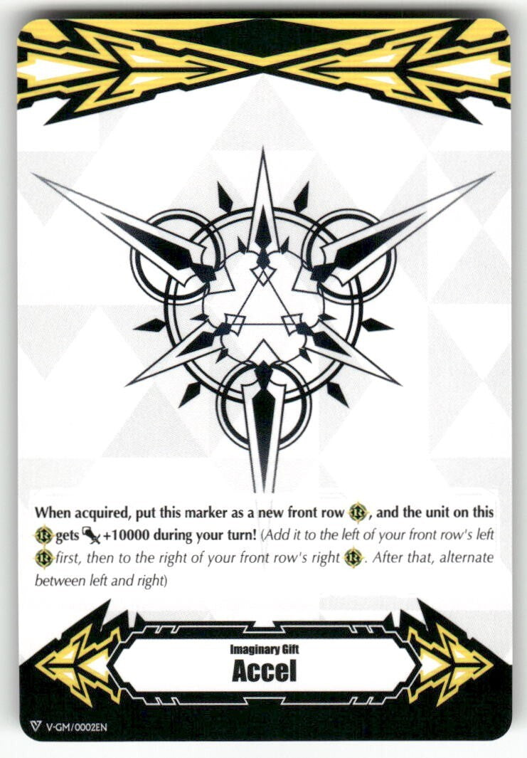Cardfight Vanguard Imaginary Gift [Accel] #V-GM/0002EN Gift Marker