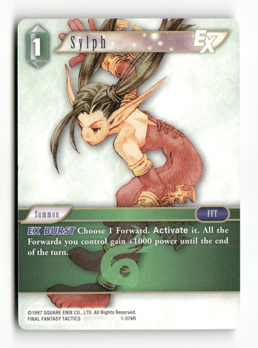 Sylph EX 1-074R Rare Opus I Final Fantasy Near Mint
