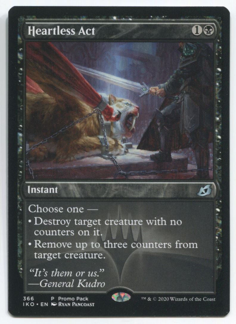 MTG Magic IKO Heartless Act #366 Near Mint