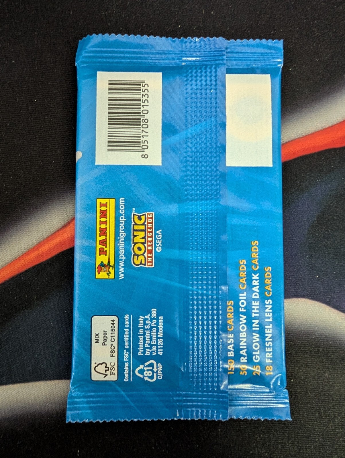 Panini Sonic The Hedgehog Trading Card ONE Booster Pack Random Art NEW SEALED