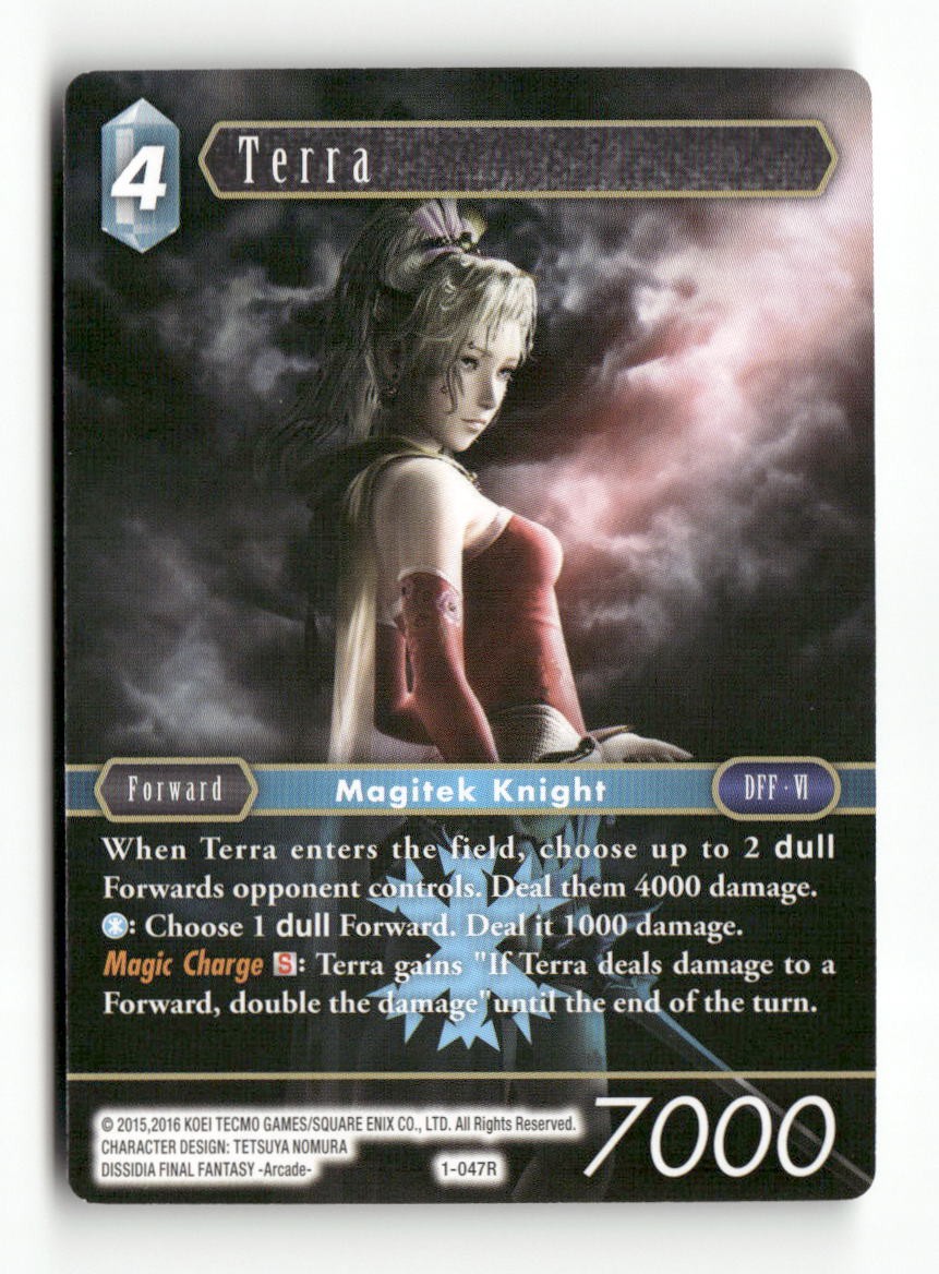 Terra (Rare) 1-047R Rare Opus I Final Fantasy Near Mint