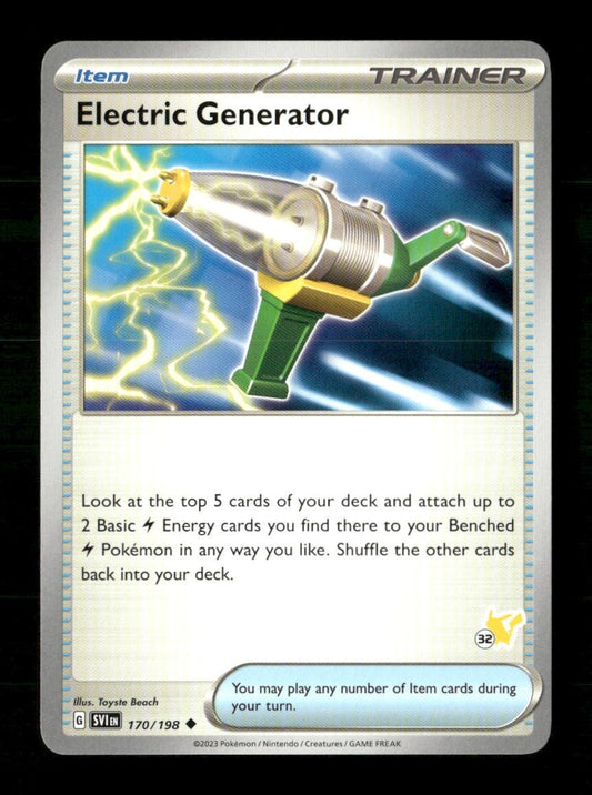 Electric Generator 32 #170/198 Pokemon Battle Academy 2024