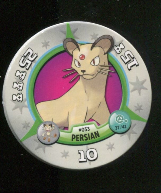 Pokemon Tazo Disc Pog Persian #53 #37 /42