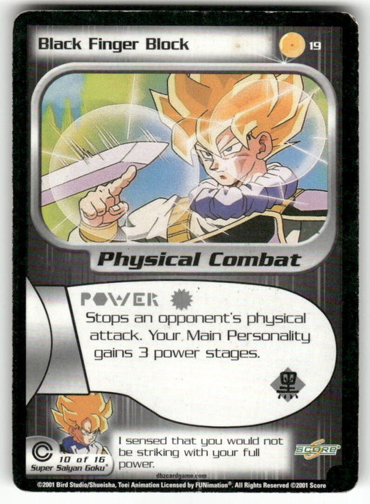 Dragon Ball Z Score Black Finger Block #19 Very Good