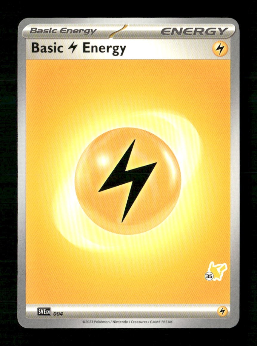 Basic Lightning Energy 35 #4 Pokemon Battle Academy 2024