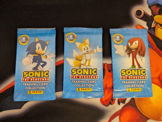 Panini Sonic The Hedgehog Trading Card ONE Booster Pack Random Art NEW SEALED