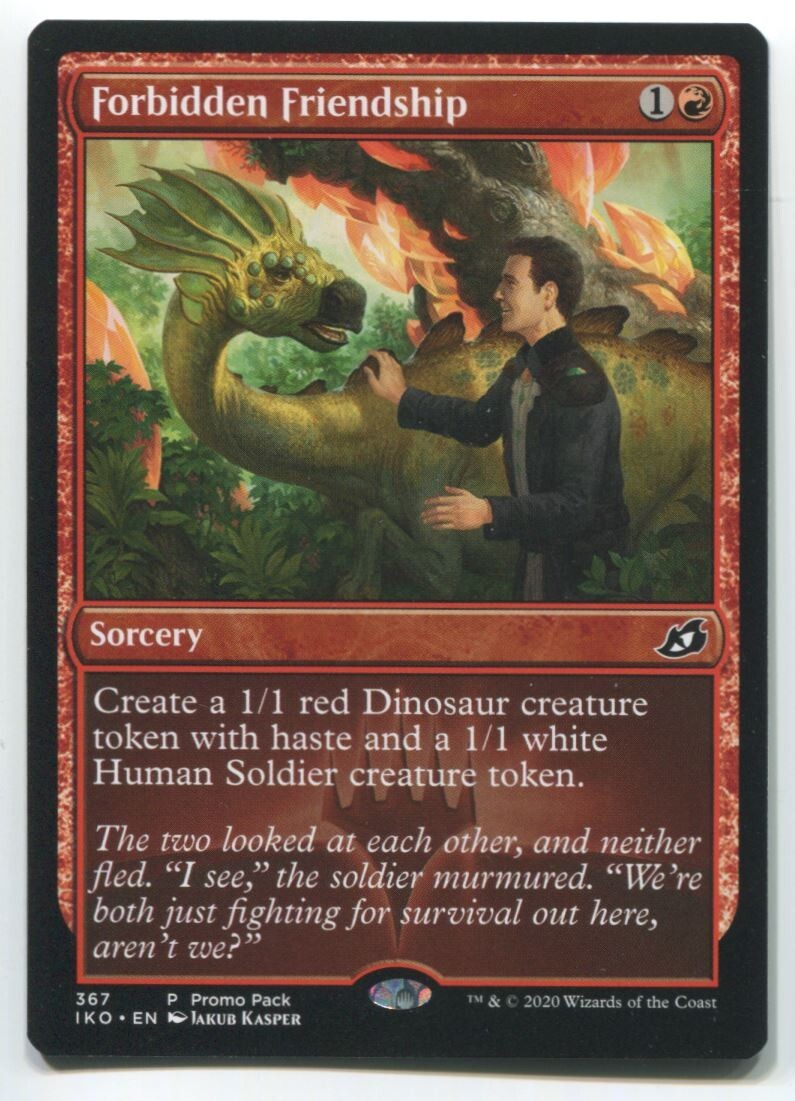 MTG Magic IKO Forbidden Friendship #367 Near Mint