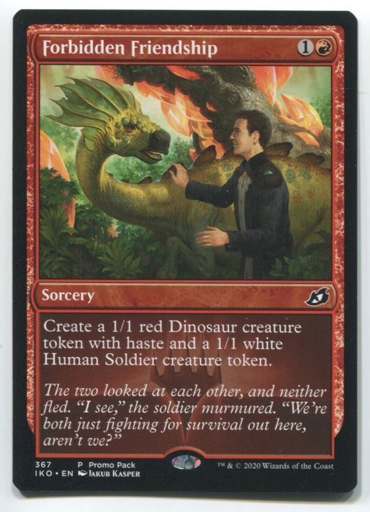 MTG Magic IKO Forbidden Friendship #367 Near Mint