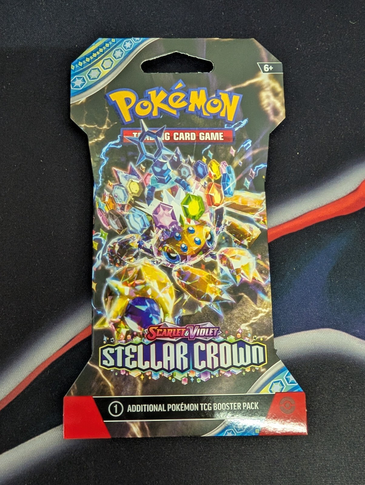 Pokemon TCG Stellar Crown Sleeved Booster Pack Blister NEW SEALED (1 PACK)