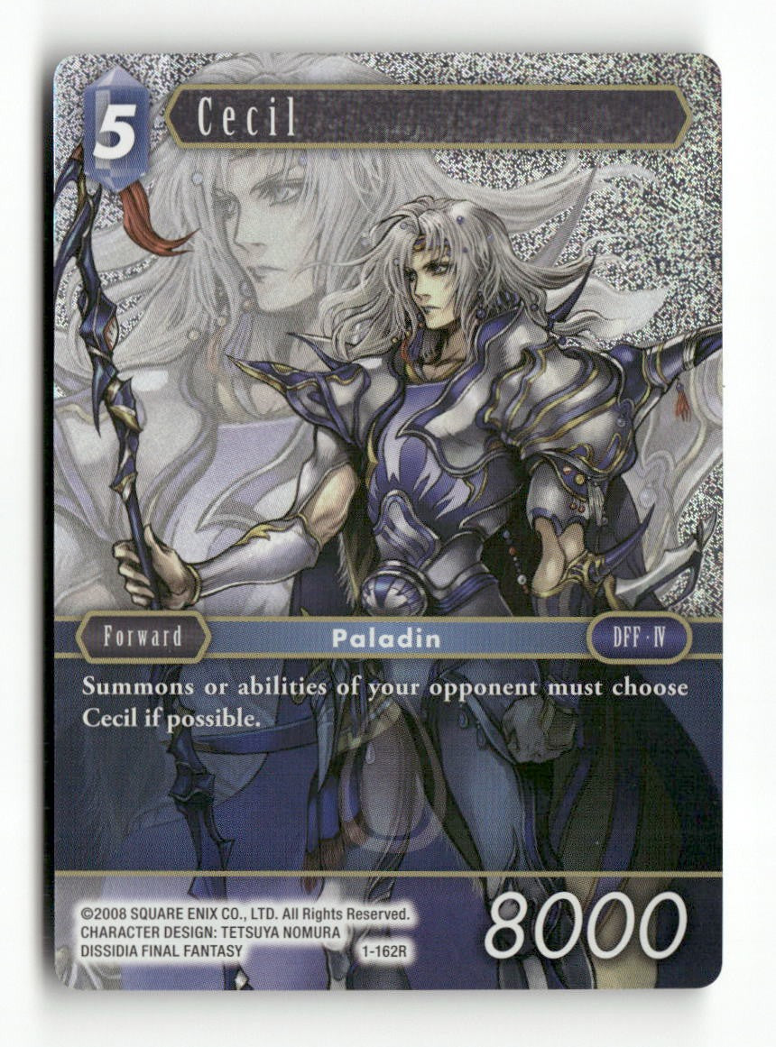 Cecil (Rare) 1-162R Rare Opus I Final Fantasy Foil Near Mint