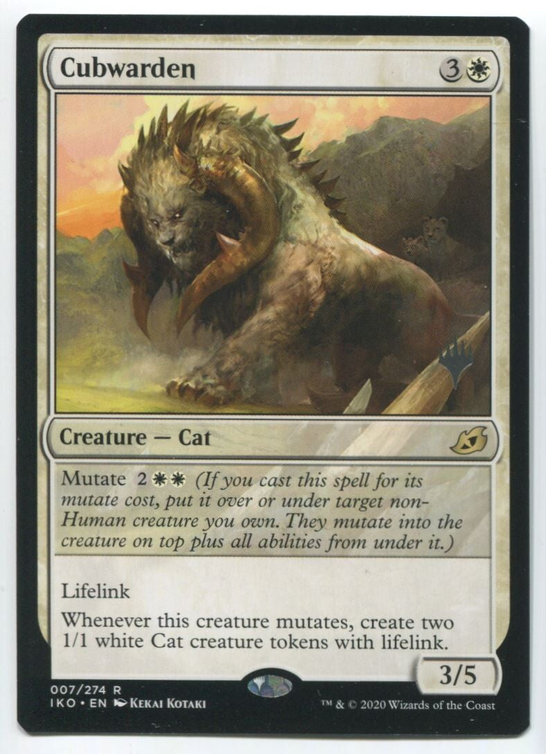 MTG Magic IKO Cubwarden #7 Near Mint