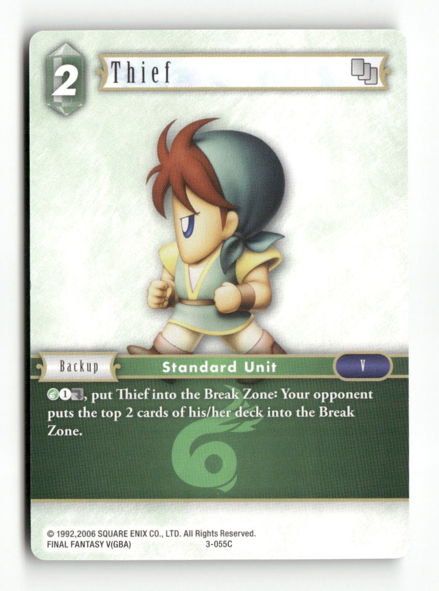 Thief 3-055C Common Opus III Final Fantasy Near Mint