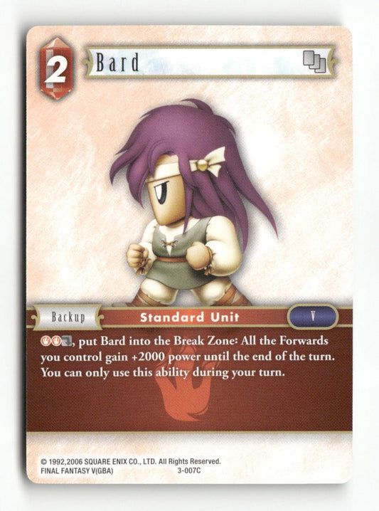 Bard 3-007C Common Opus III Final Fantasy Near Mint