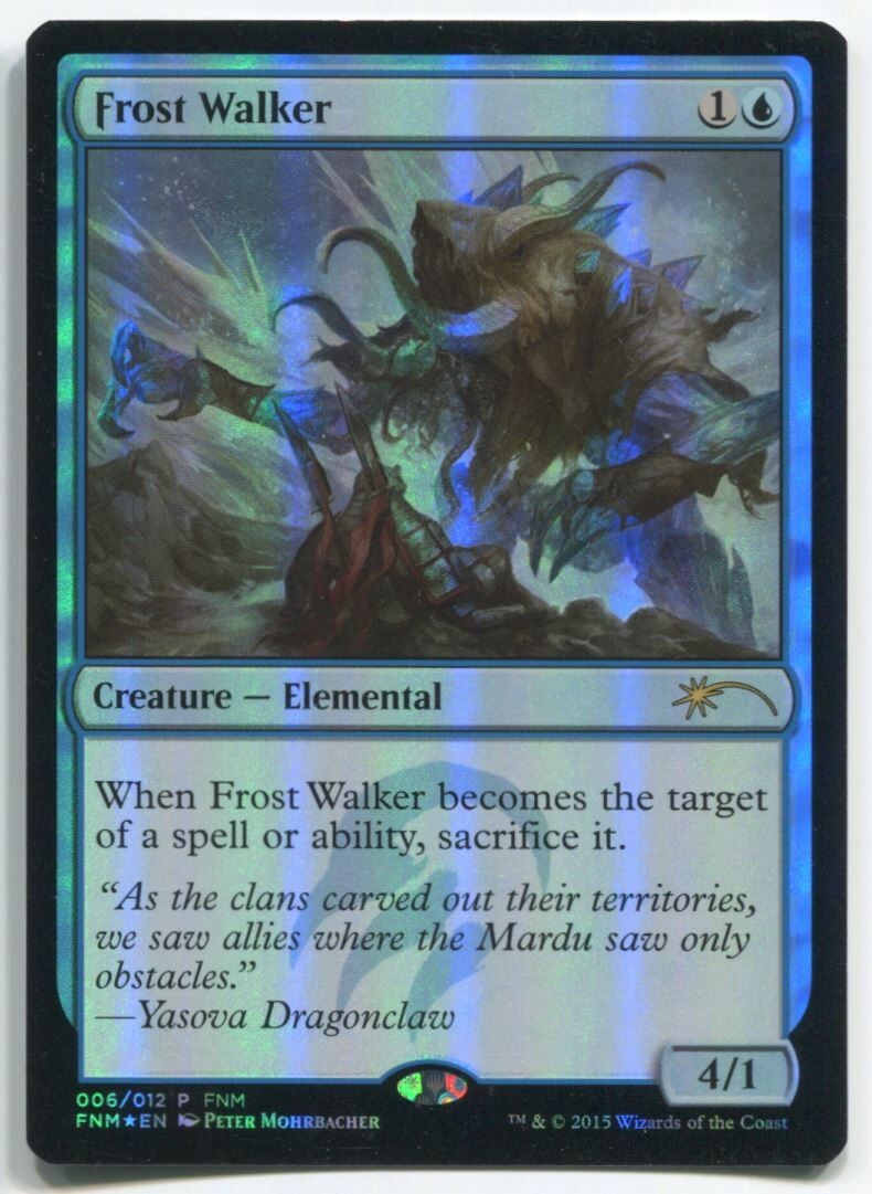 MTG Magic 2015 FNM Frost Walker Foil #6 Near Mint