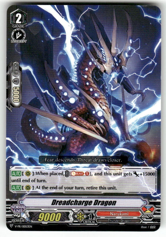 Cardfight Vanguard Dreadcharge Dragon #V-PR/0053EN PR