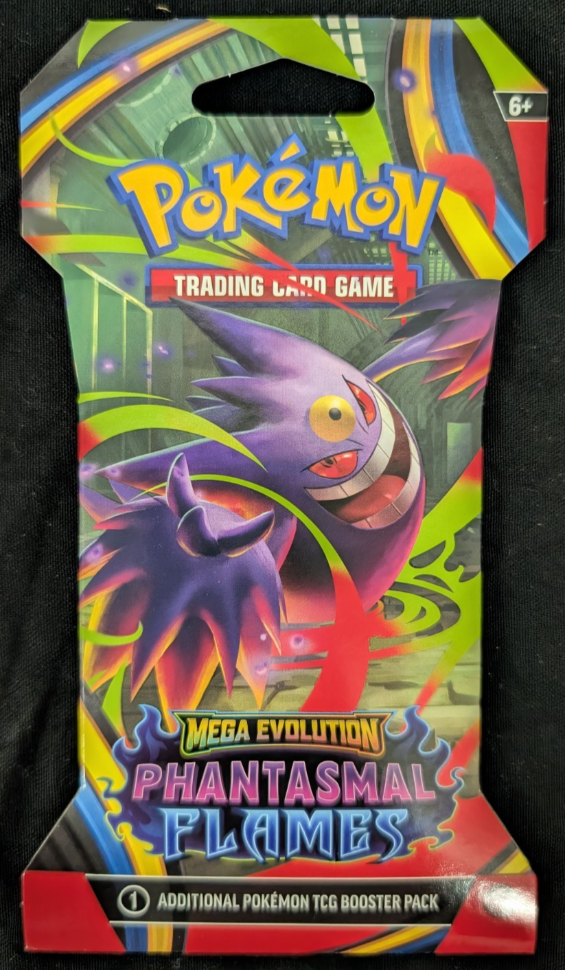 Phantasmal Flames Sleeved Booster Pack Blister Pokemon TCG NEW SEALED (1 PACK)