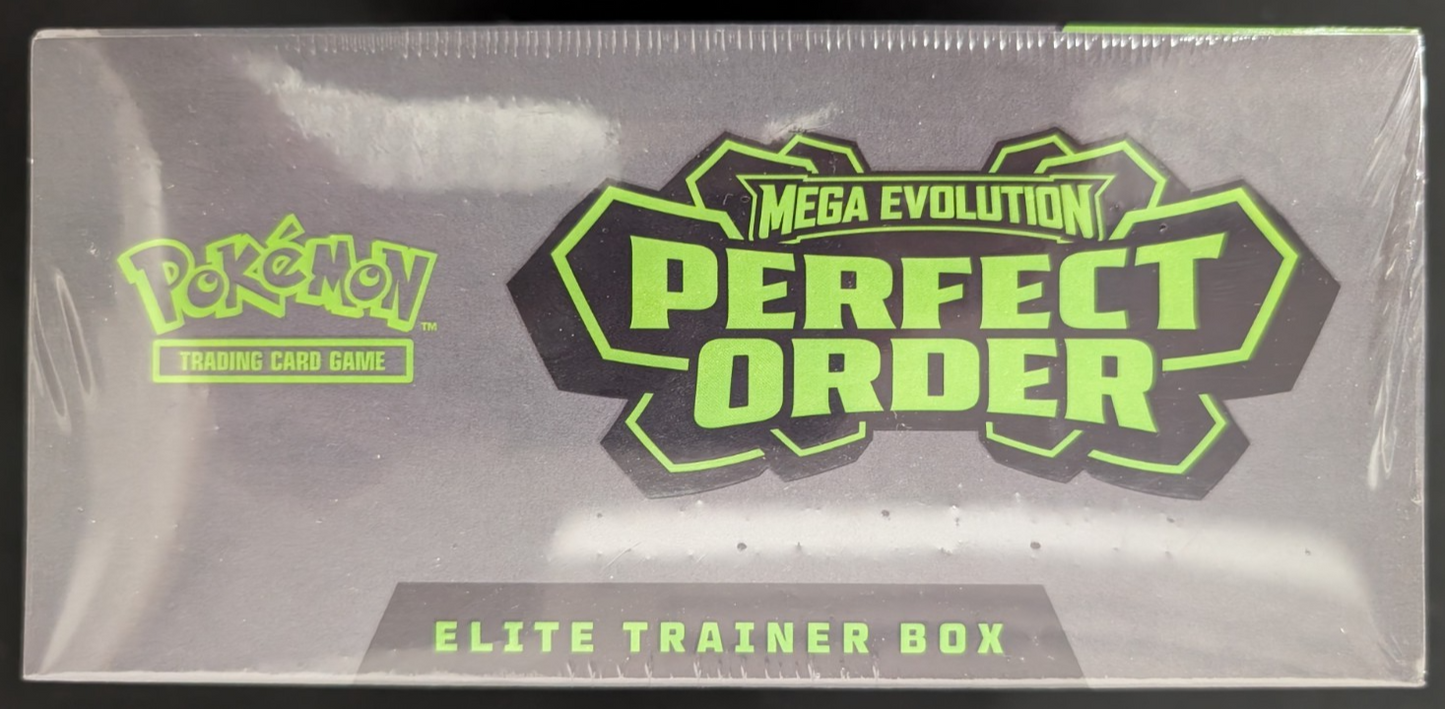 Mega Evolution Perfect Order ETB Elite Trainer Box NEW SEALED Pokemon TCG