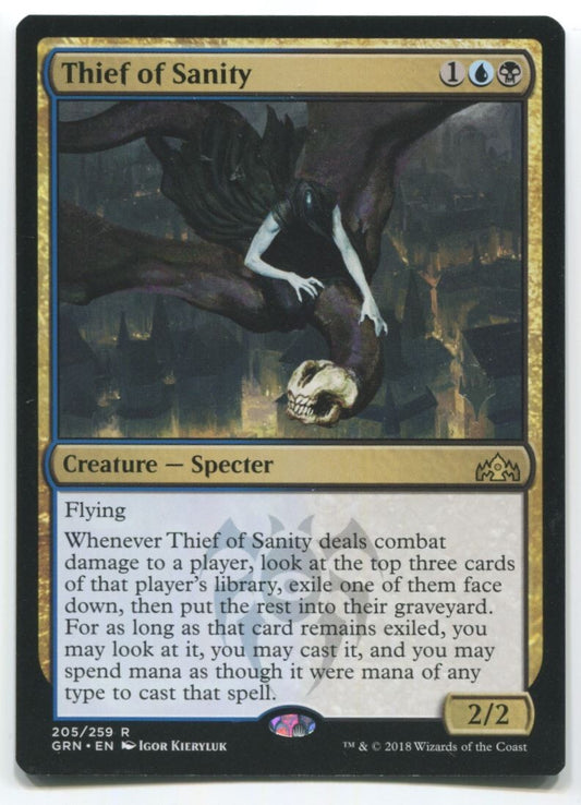 MTG Magic GRN Thief Of Sanity #205 Near Mint