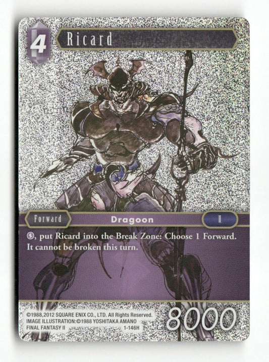 Ricard 1-146H Hero Opus I Final Fantasy Foil Near Mint WAVE 1