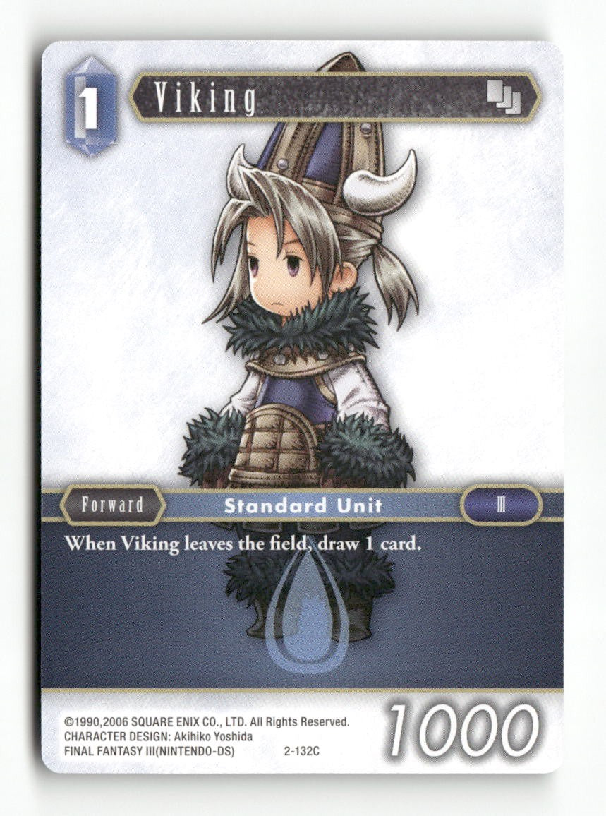 Viking (Luneth) 2-132C Common Opus II Final Fantasy Near Mint