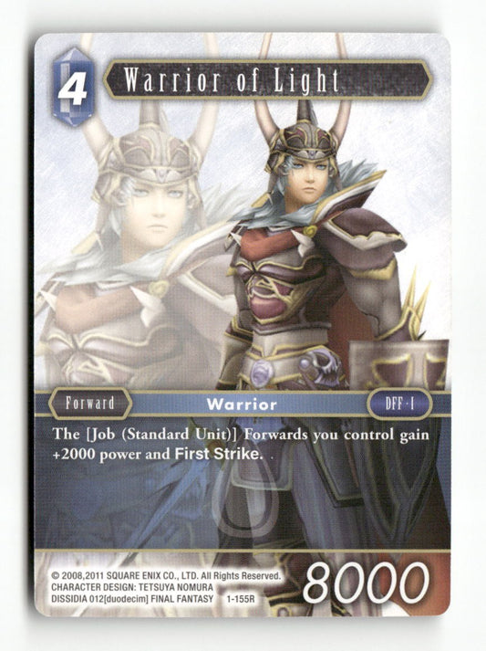 Warrior of Light (Water) 1-155R Rare Opus I Final Fantasy Near Mint