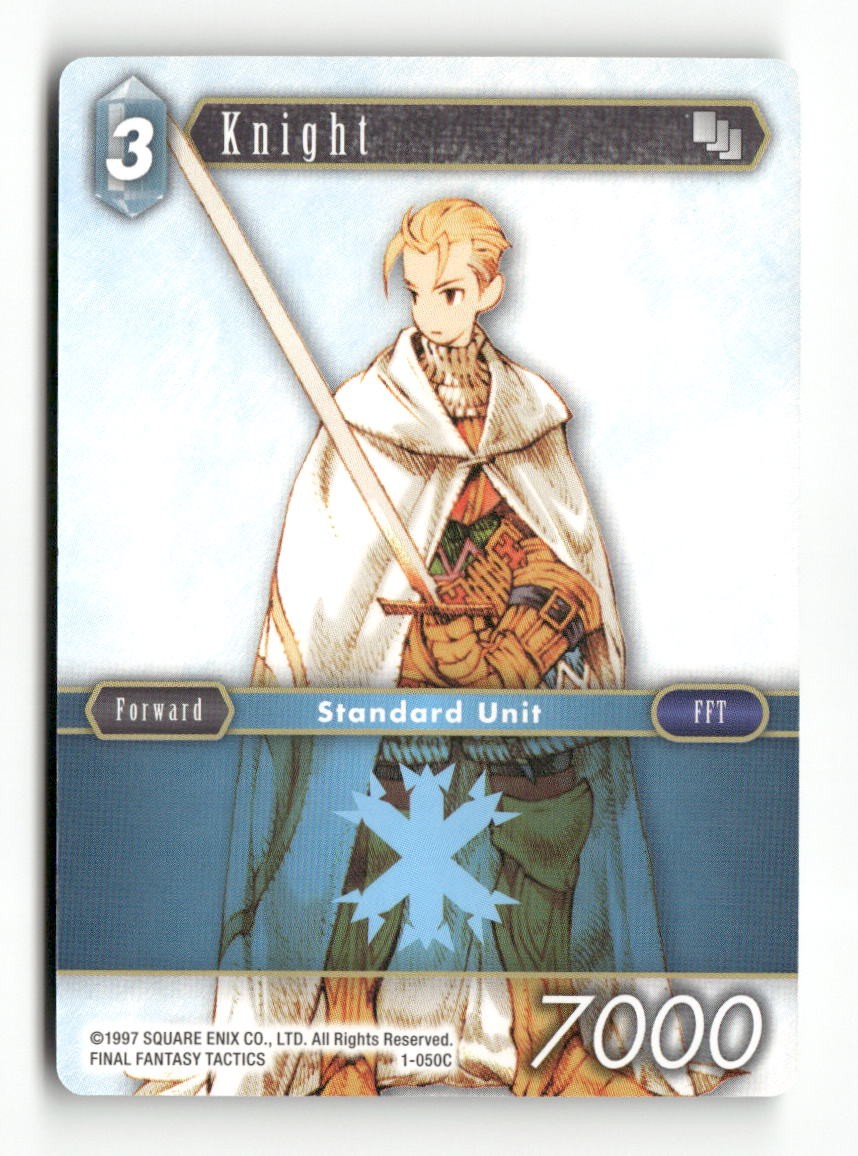 Knight (Male Unit) 1-050C Common Opus I Final Fantasy Near Mint