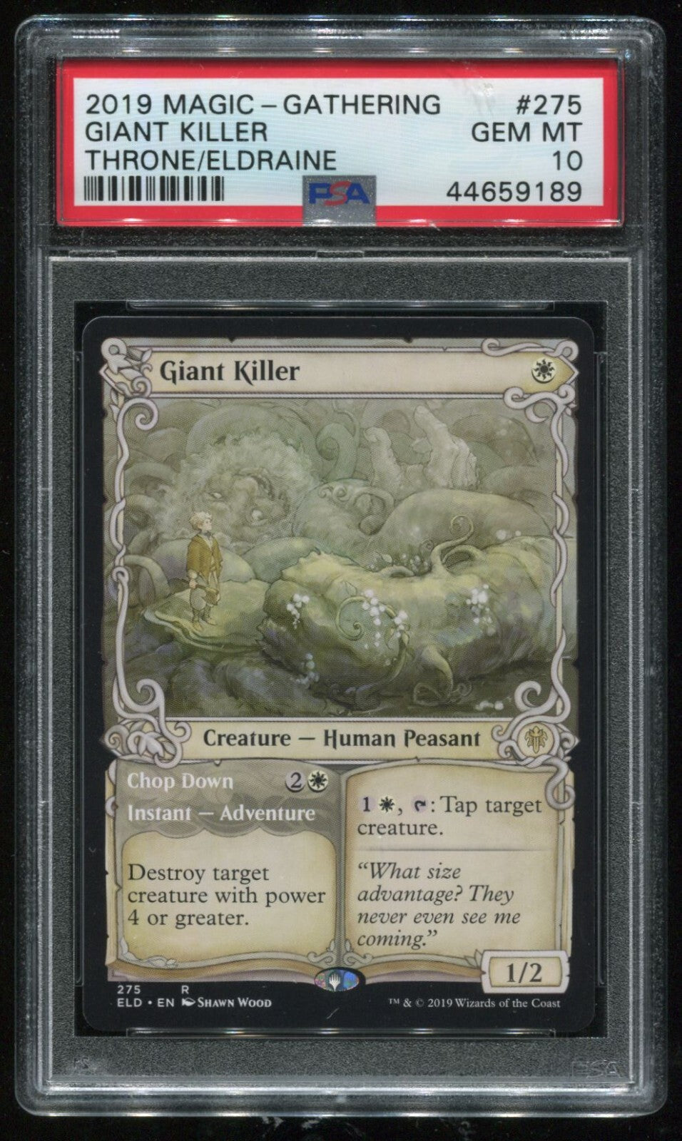 MTG Magic 2019 ELD Throne Of Eldraine Giant Killer #275 PSA 10 Gem Mint