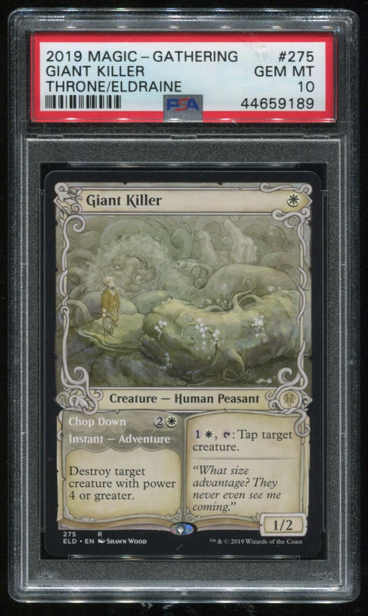 MTG Magic 2019 ELD Throne Of Eldraine Giant Killer #275 PSA 10 Gem Mint