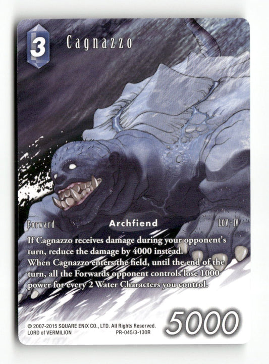 Cagnazzo - PR-045/3-130R PR-045/3-130R Promo FF: Promo Cards Final Fantasy NM