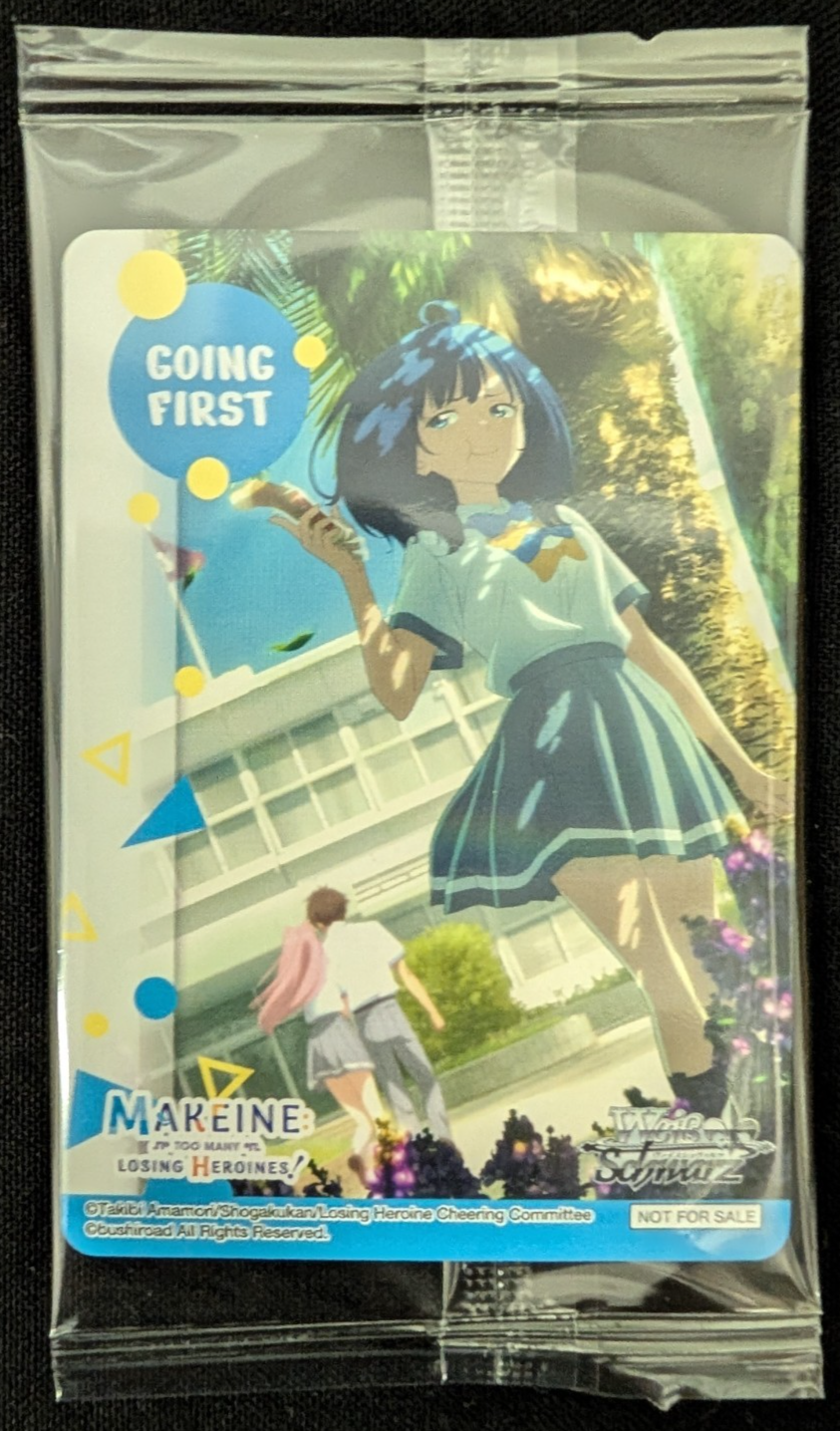 Weiss Schwarz TCG Makeine Too Many Losing Heroines Going First Promo SEALED