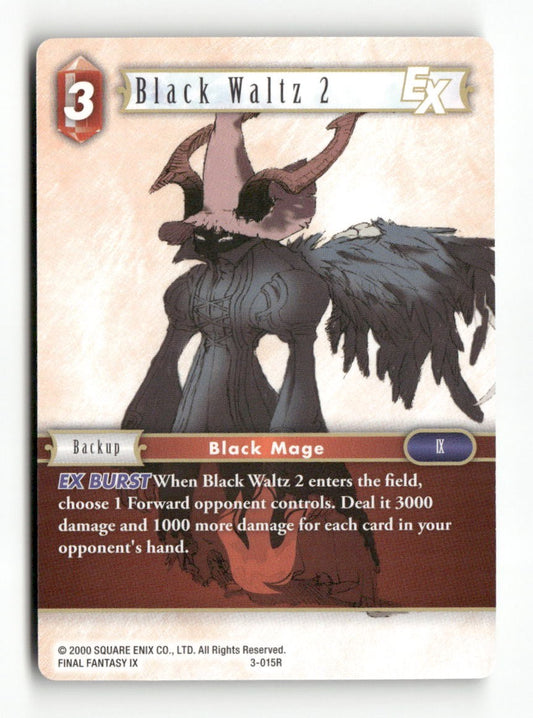 Black Waltz 2 EX 3-015R Rare Opus III Final Fantasy Near Mint