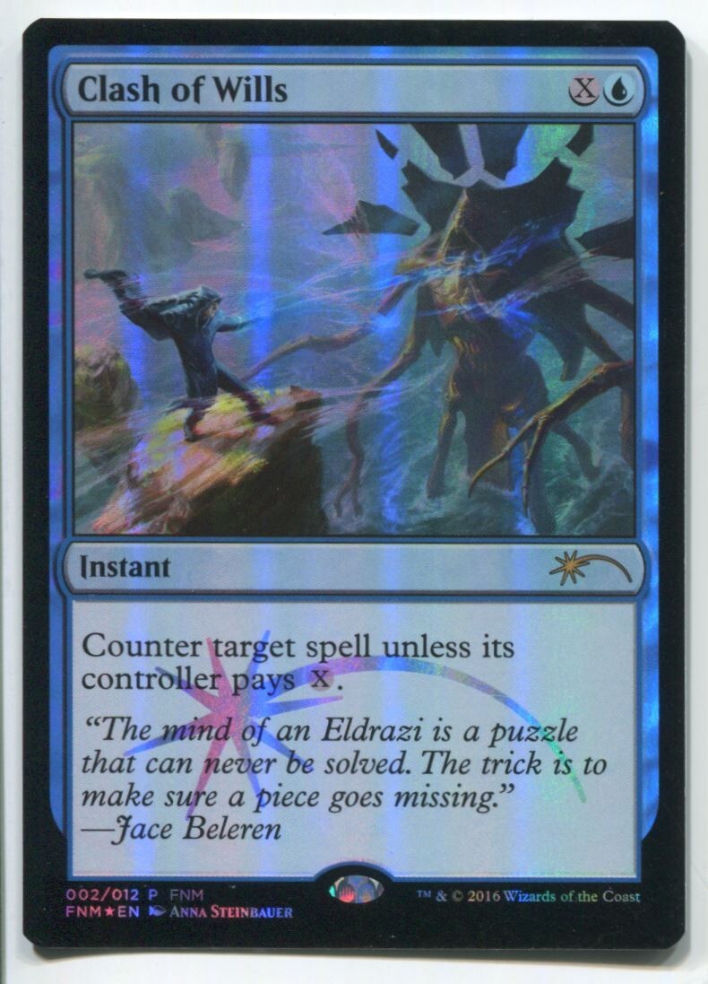MTG Magic 2016 FNM Clash of Wills Foil #2 Near Mint