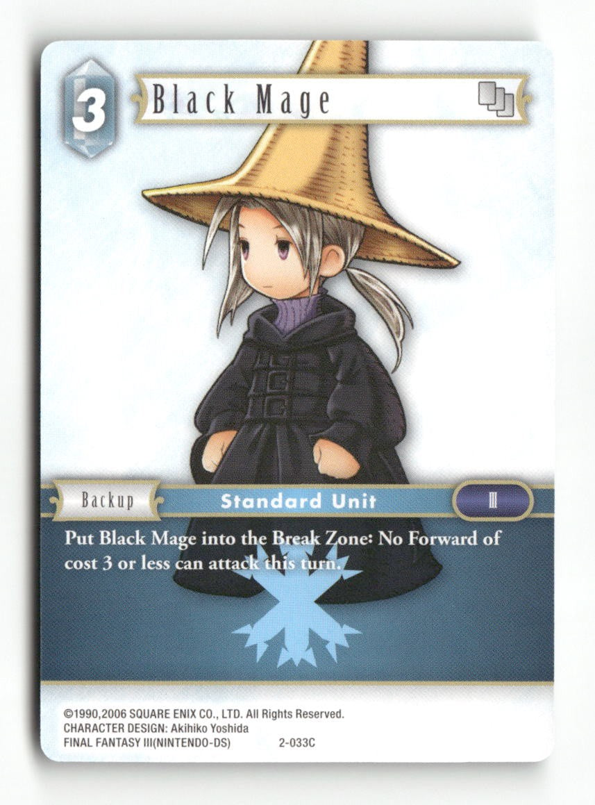Black Mage (2-033C) 2-033C Common Opus II Final Fantasy Near Mint