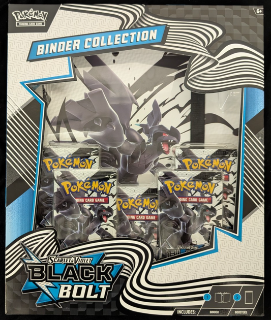 Pokemon SEALED UNOPENED Binder Collection Black Bolt