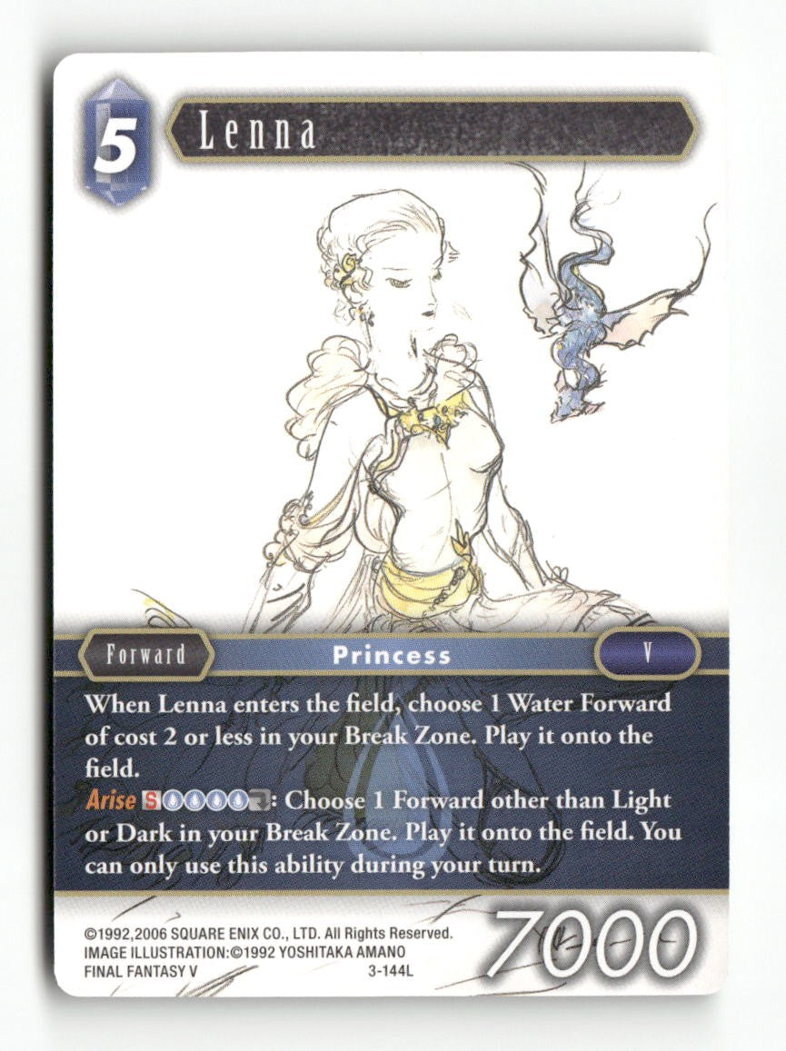 Lenna 3-144L Legend Opus III Final Fantasy Near Mint