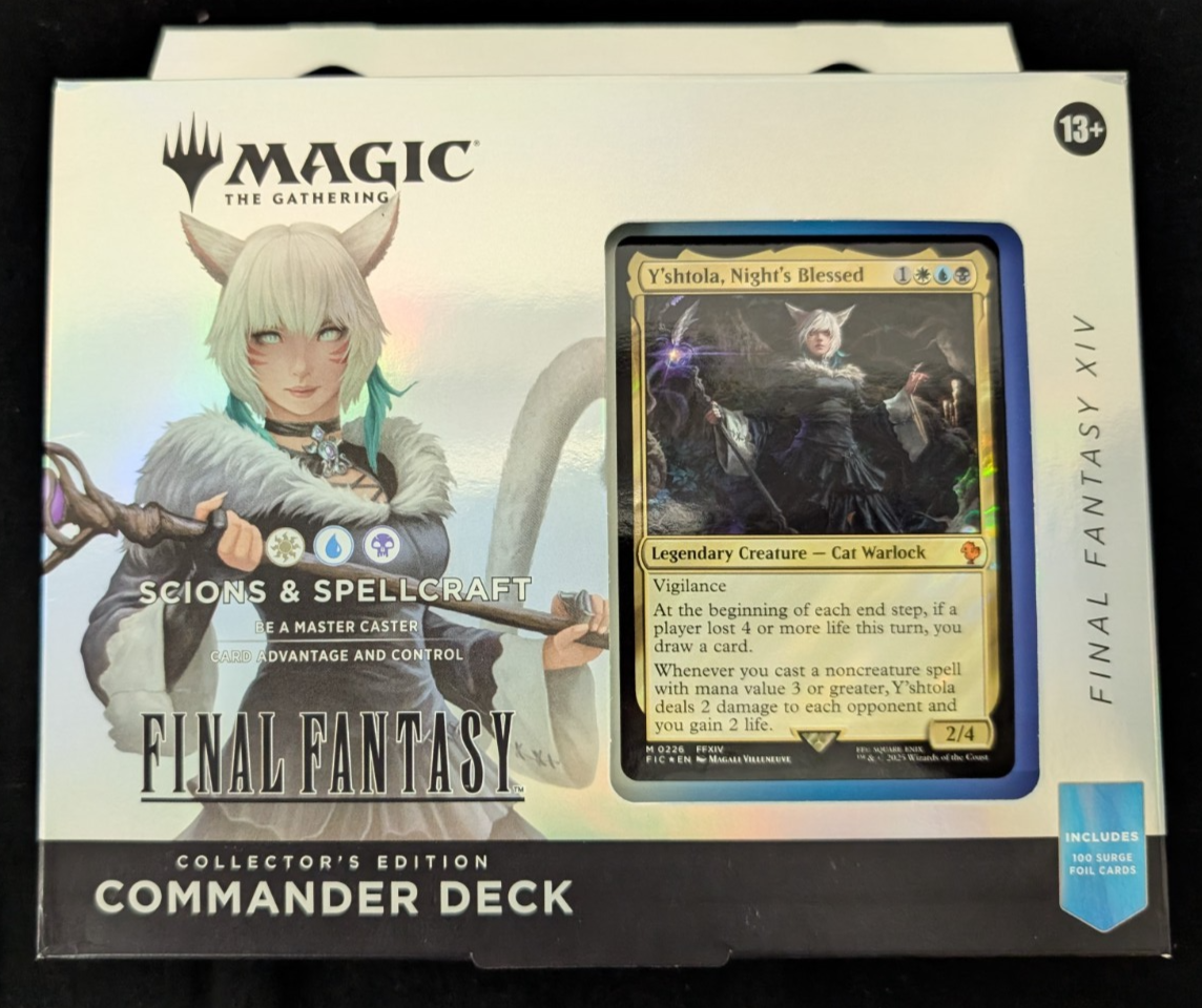 MTG Magic The Gathering Final Fantasy Collector Commander Deck Bundle NEW SEALED
