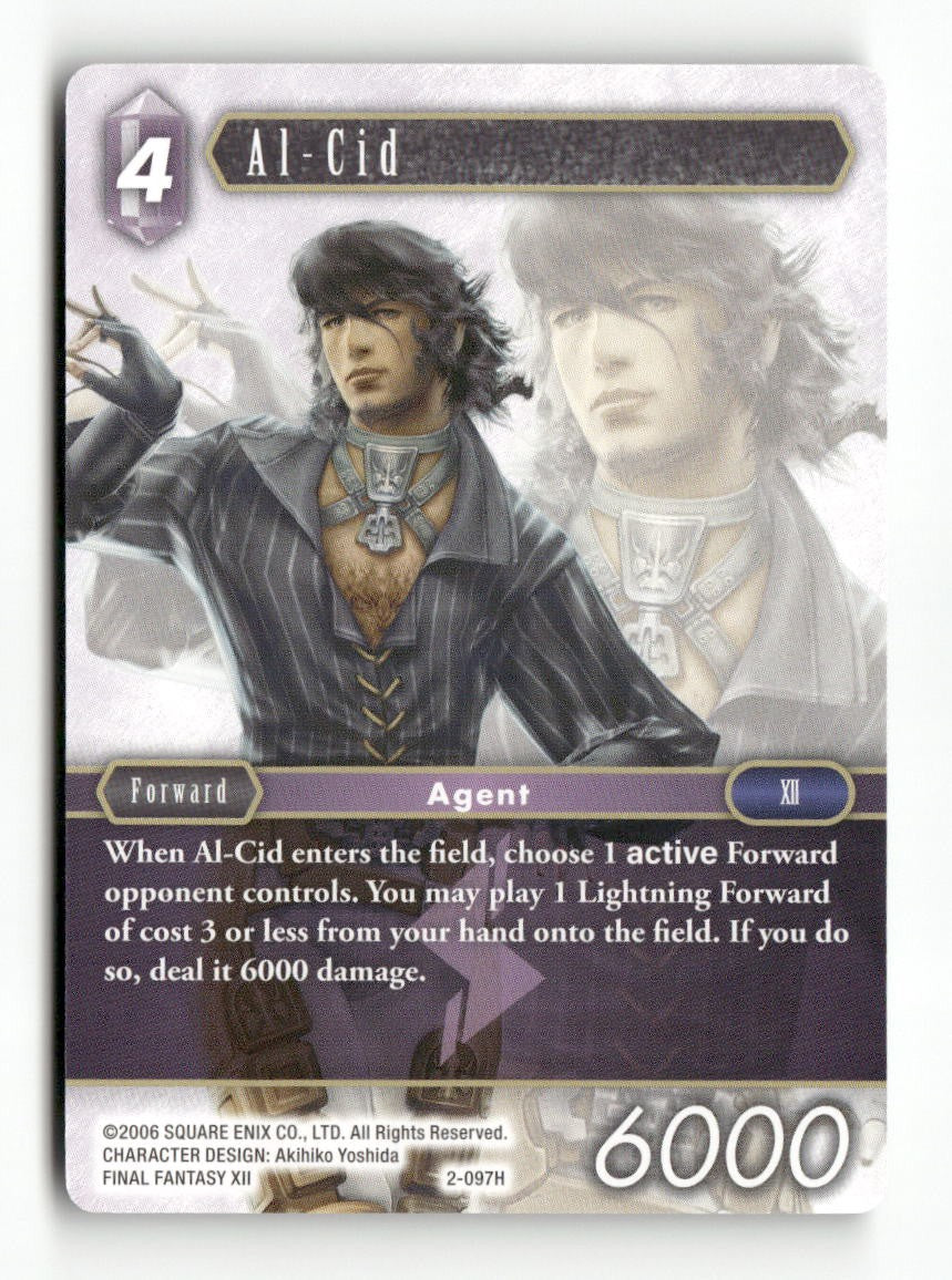Al-Cid 2-097H Hero Opus II Final Fantasy Near Mint