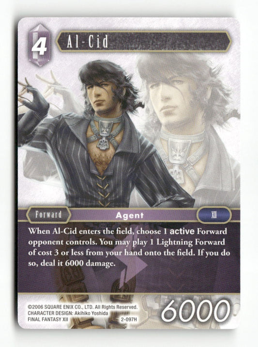 Al-Cid 2-097H Hero Opus II Final Fantasy Near Mint