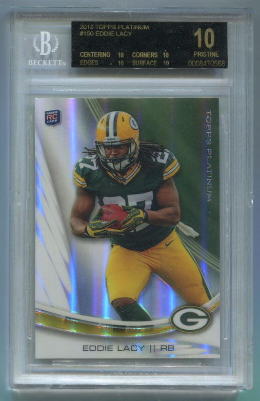 NFL 2013 Topps Platinum #150 Eddie Lacy (RC) BGS 10 Black Label Pristine