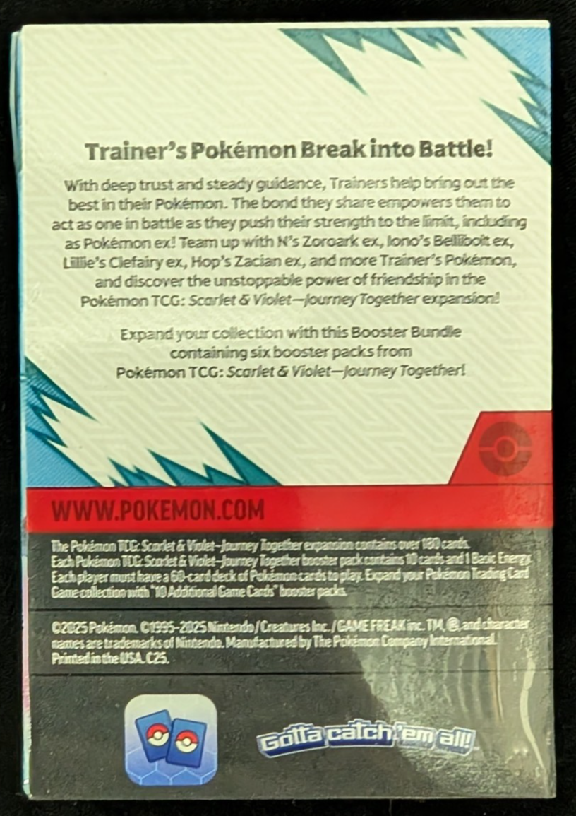 Journey Together Booster Bundle NEW SEALED Pokemon TCG