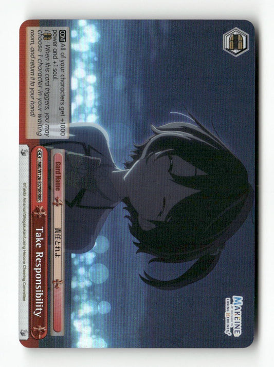 Take Responsibility (RRR) MKI/W126-E075R RRR Weiss Schwarz TCG