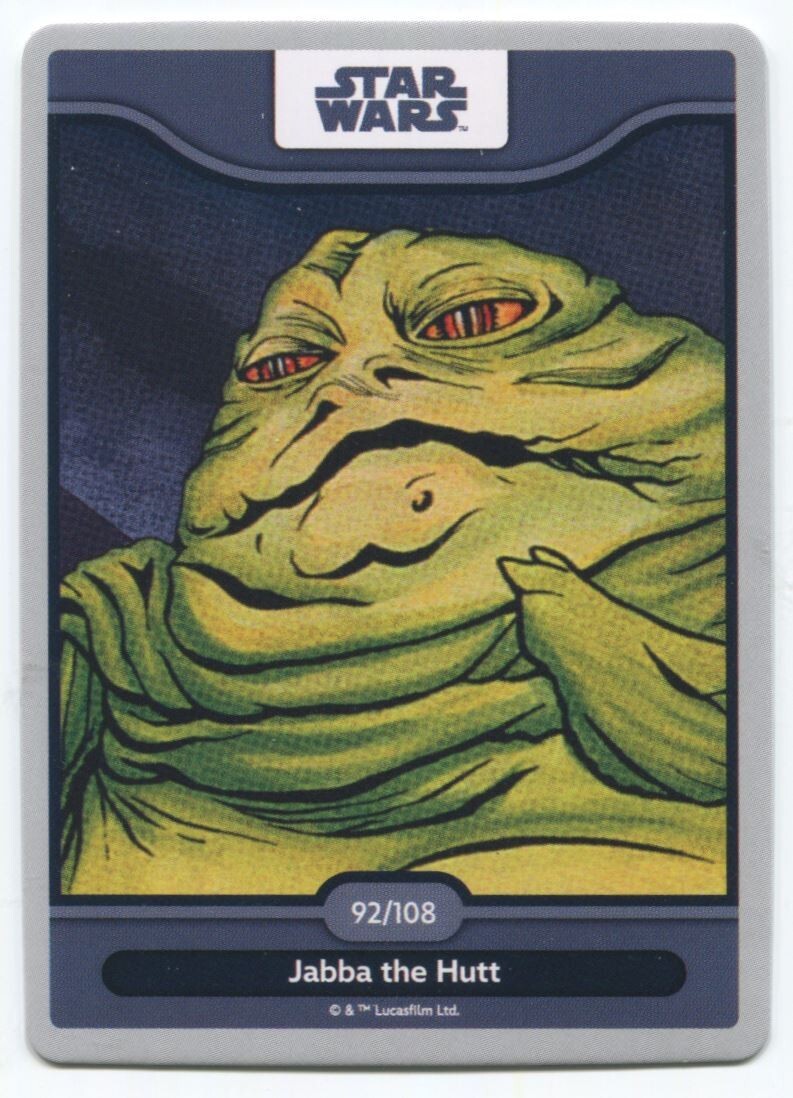 Worlds of Wonder Star Wars Jabba The Hutt #92 Near Mint